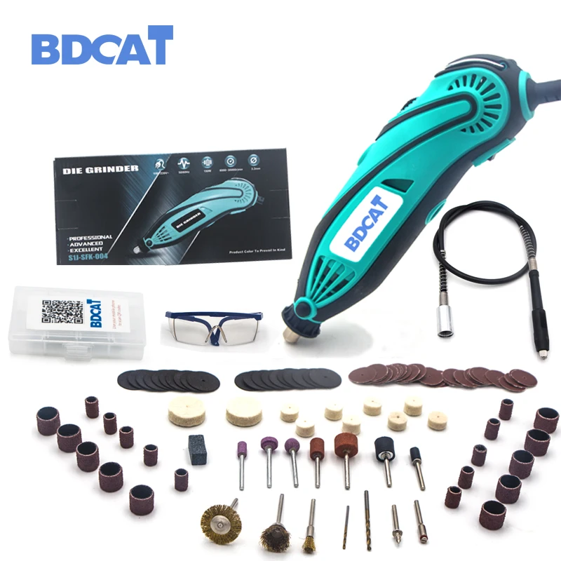 

BDCAT 2018 New Style Electric Dremel Mini Drill polishing machine Variable Speed Rotary Tool with 106pcs Power Tools accessories
