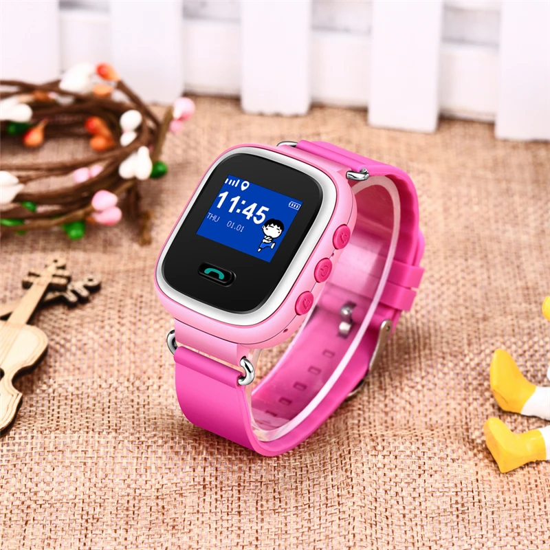 LIGE Children's Smart Watch LBS History Tracking Positioning SOS Help Mobile Phone Safety Distance Setting Smart Watch Kids+box