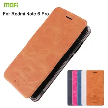 Mofi для Xiaomi Redmi Note 6 Pro чехол Роскошный флип из искусственной кожи чехол для телефона s для Xiaomi Redmi Note 6 Pro Чехол-подставка