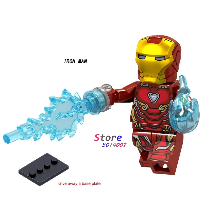 

1PCS model building blocks action figures starwars superheroes Iron Man bricks for children classic diy toys for children gift