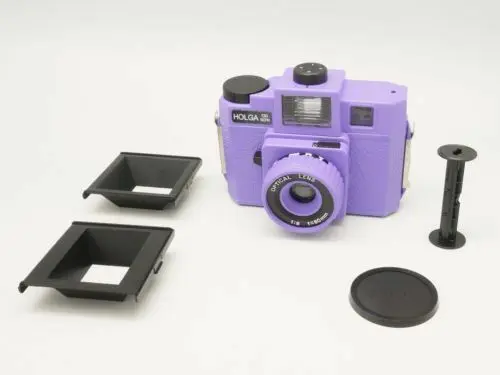 Holga 120 GCFN/GCFN с среднего формата пленочная камера фиолетовый Lomo Новый|Плёночные и