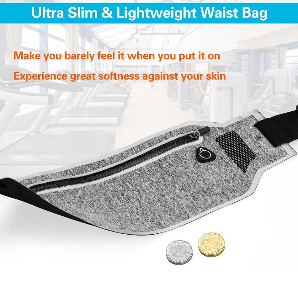 Стоящий Сверхлегкий Бег сумка для мужчин женщин талии спортивная сумка телефонная упаковка ремень светоотражающие водонепроница