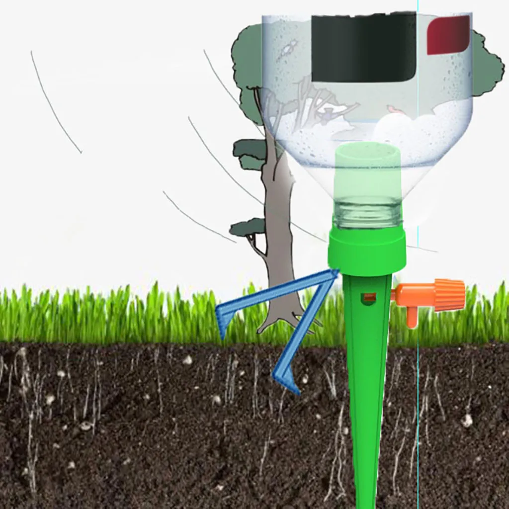 

improvement supplies convenient and practical Auto Drip Lrrigation Watering System Automatic Watering Spike for Plants Flower