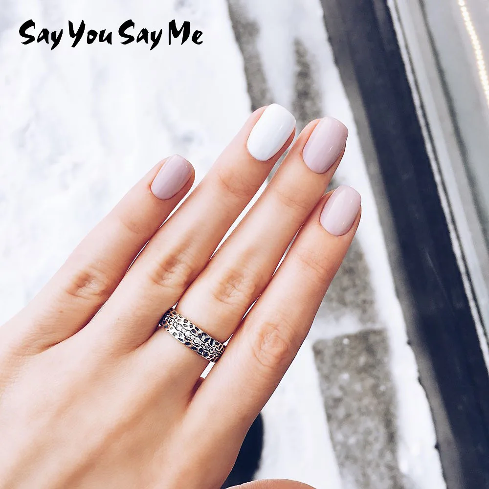 

Say You Say Me Vintage Coral Silver Rings Creative Accessories 925 Sterling Silver Opening Rings Gift Dropshipping