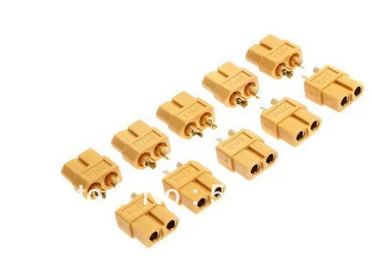 Купить 100 пар xt-60 xt60 мужской женский для rc липо аккумулятор новый ...