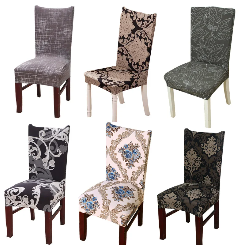 Floral Printing Stretch Elastic Chair Covers Spandex For Wedding Dining Room Office Banquet chair cover stretchable|Chair Cover| - AliExpress