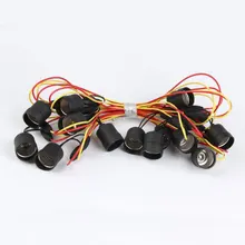 Водонепроницаемый ламповый патрон E27 Сигнальное освещение База для гирлянды строка патрон 200 шт