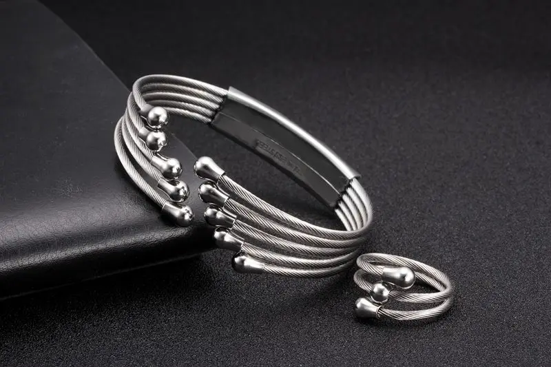 Luxury Silver Women Bangles (5)