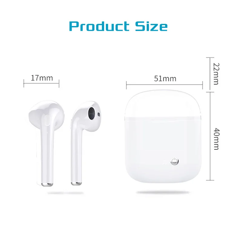 New Twins Bluetooth Earphone Stereo Headphones Sport Headset Bluetooth 4.2 Wireless Mini Earphones Earpiece for Phone Xiaomi    