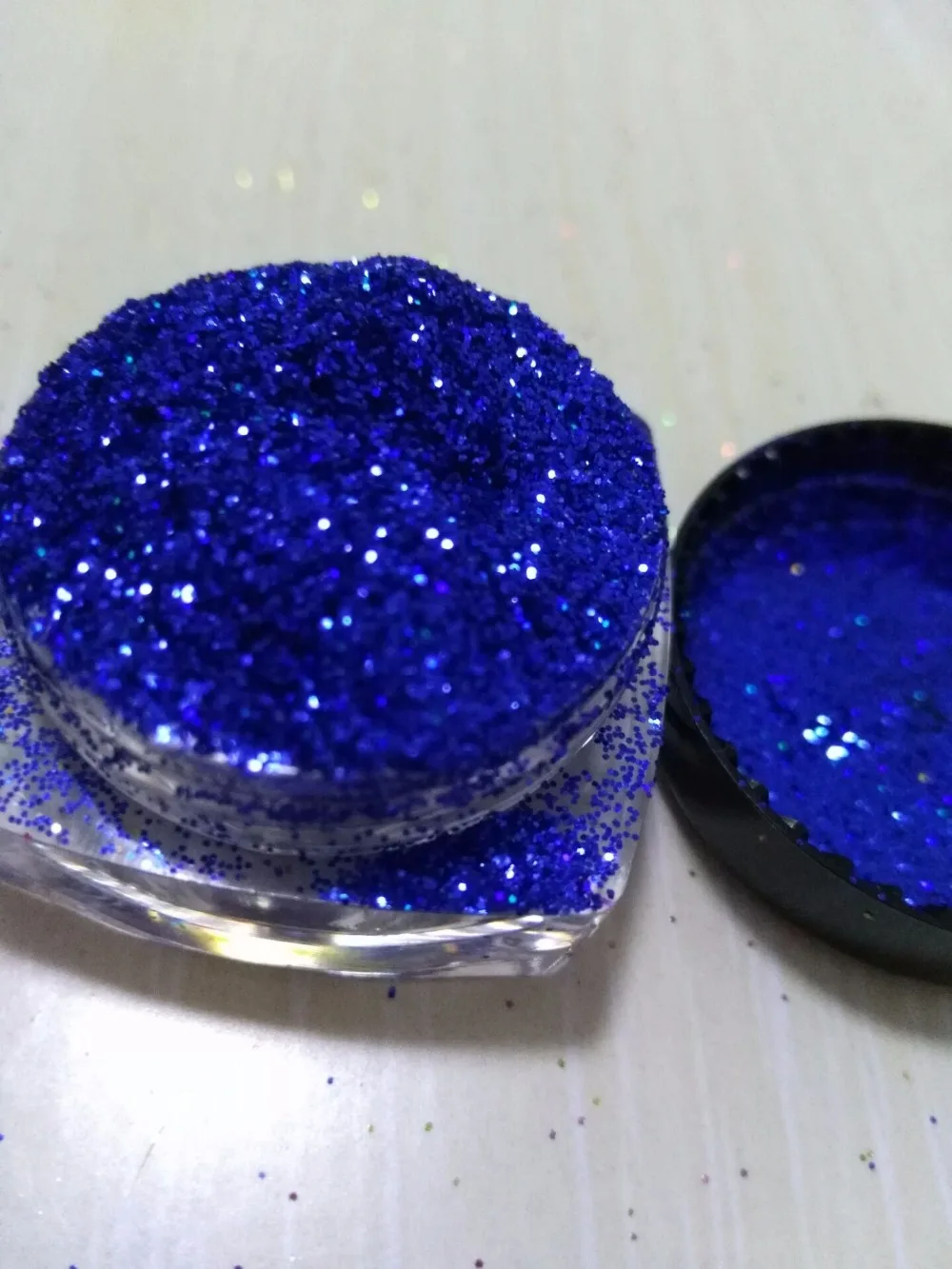 Маленький горшок 5 г синий голографический Glitter-02mm для ногтей очень тонкий Блестящий пигмент для ногтей голографический лак смоляная пудра пигмент_ uy0.2