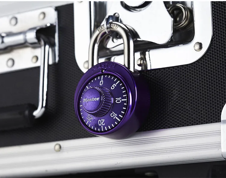 Master Lock Keyed Padlock Password Smart for Lock for a Suitcase Combination Lock for bag  Carousel gym locker lock Mini (10)