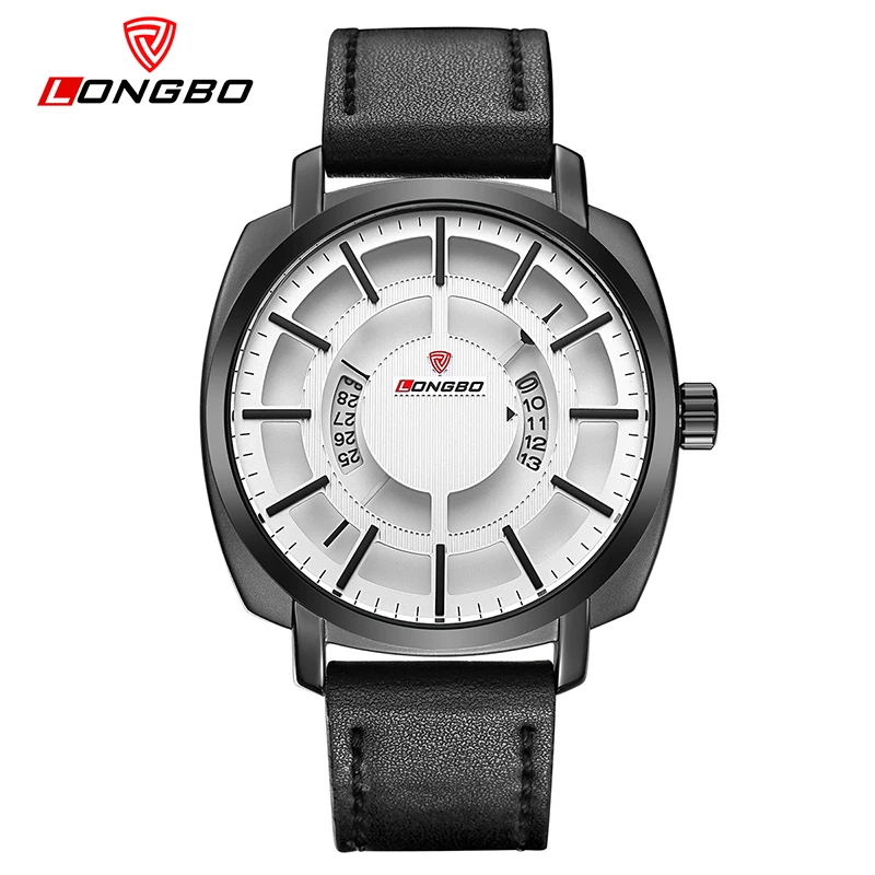 

Longbo 2019 Sports Quartz Men Watch Simple Cusual Wristwatch Calendar Waterproof Man Clock Running Relogio Masculino
