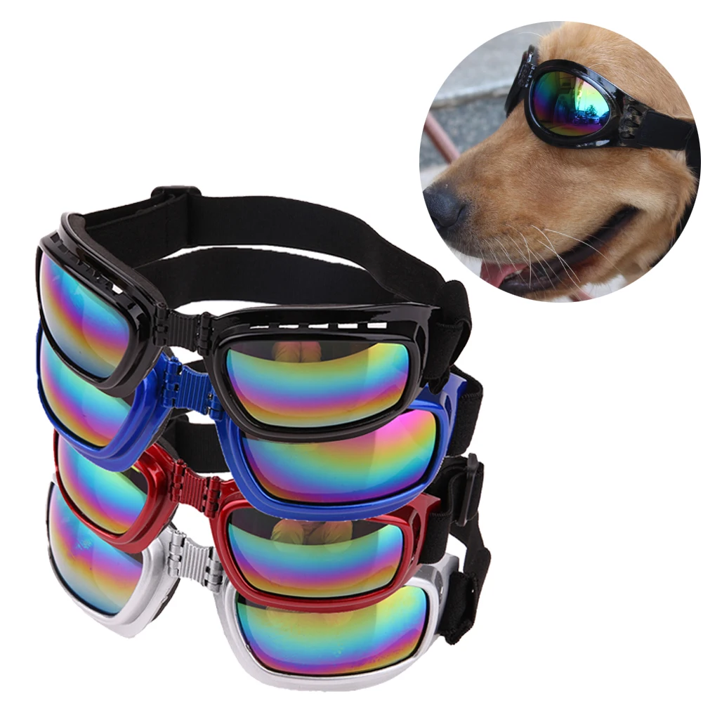 

New Cool Dog Sunglasses Windproof Anti-breaking Pet Goggles Eye Wear Protection Goggles Sun-resistant Dog Glasses Accessaries