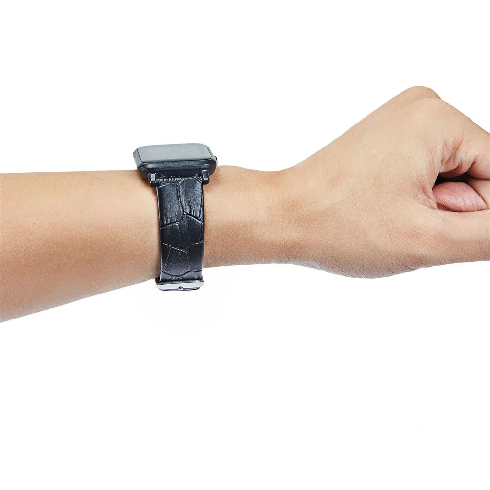 22 мм новый высококачественный модный кожаный ремешок для часов Huami Amazfit Bip Youth Watch