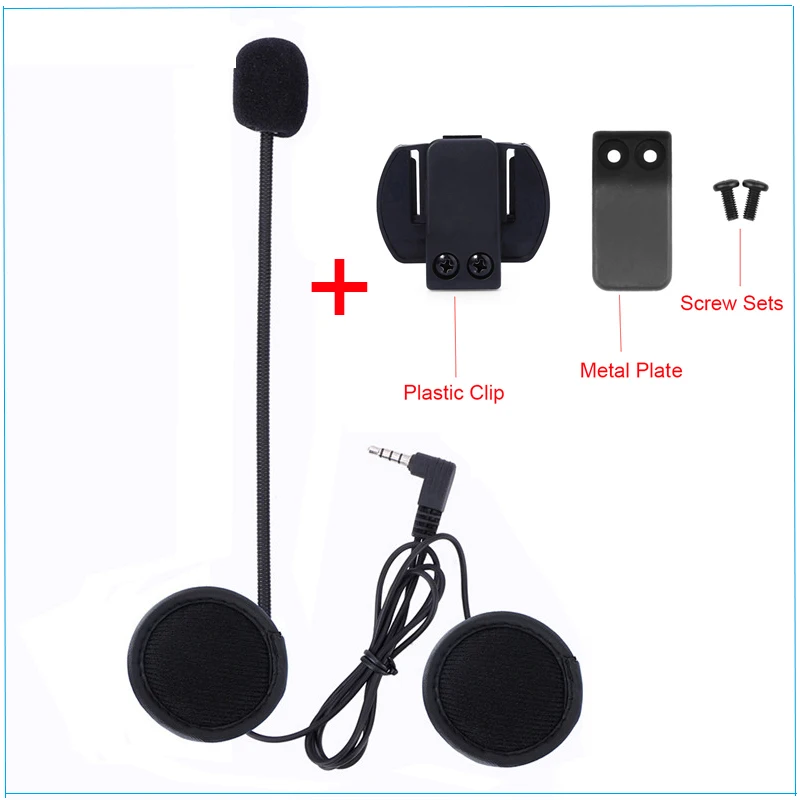 Clip with Hard Headphone for V6 Pro V4 Intercom (1)