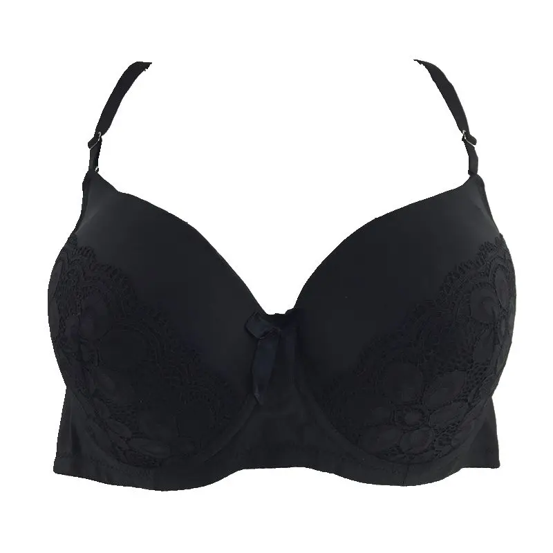 Super Big Cup Bra DD DDD E F Unlined Polyester Nylon Full Coverage