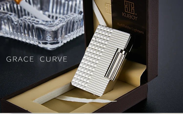  Gas Lighter Brand Design Cigarette Lighter For Smoking Flint Fire Classic Ping Sound Inflatable