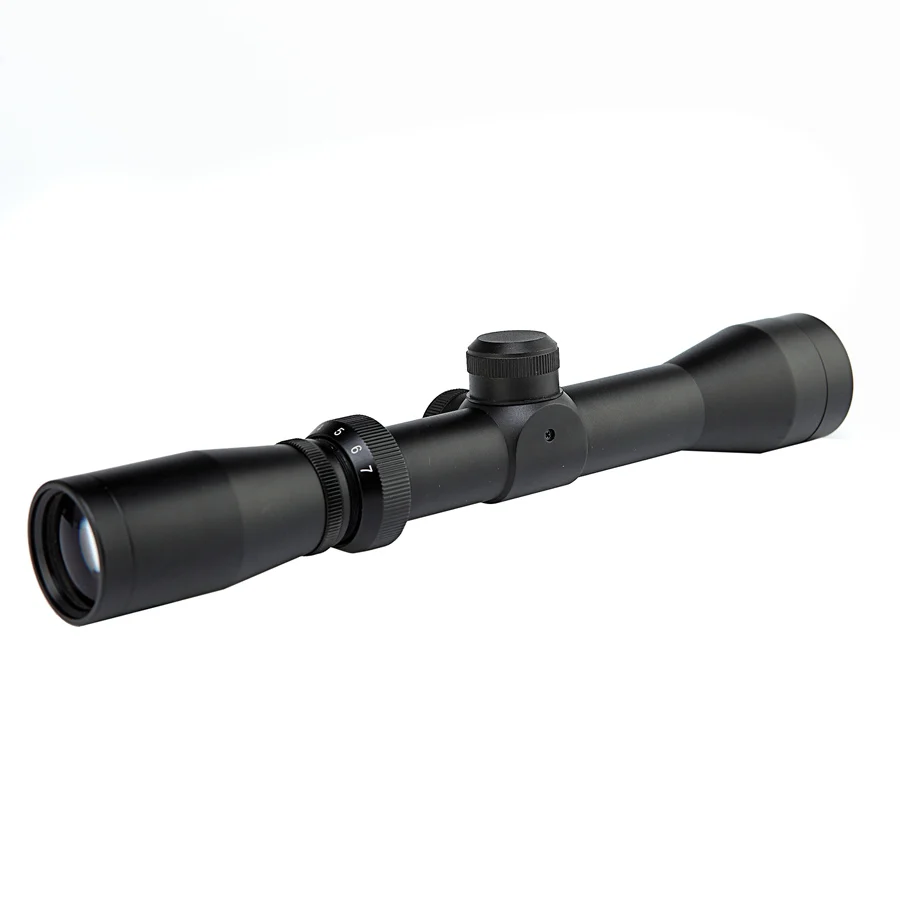 

2-7x32 Tactical Long Eye Relief Scope Short Scout Mount Combo for Hunting Rifle and Airsoft