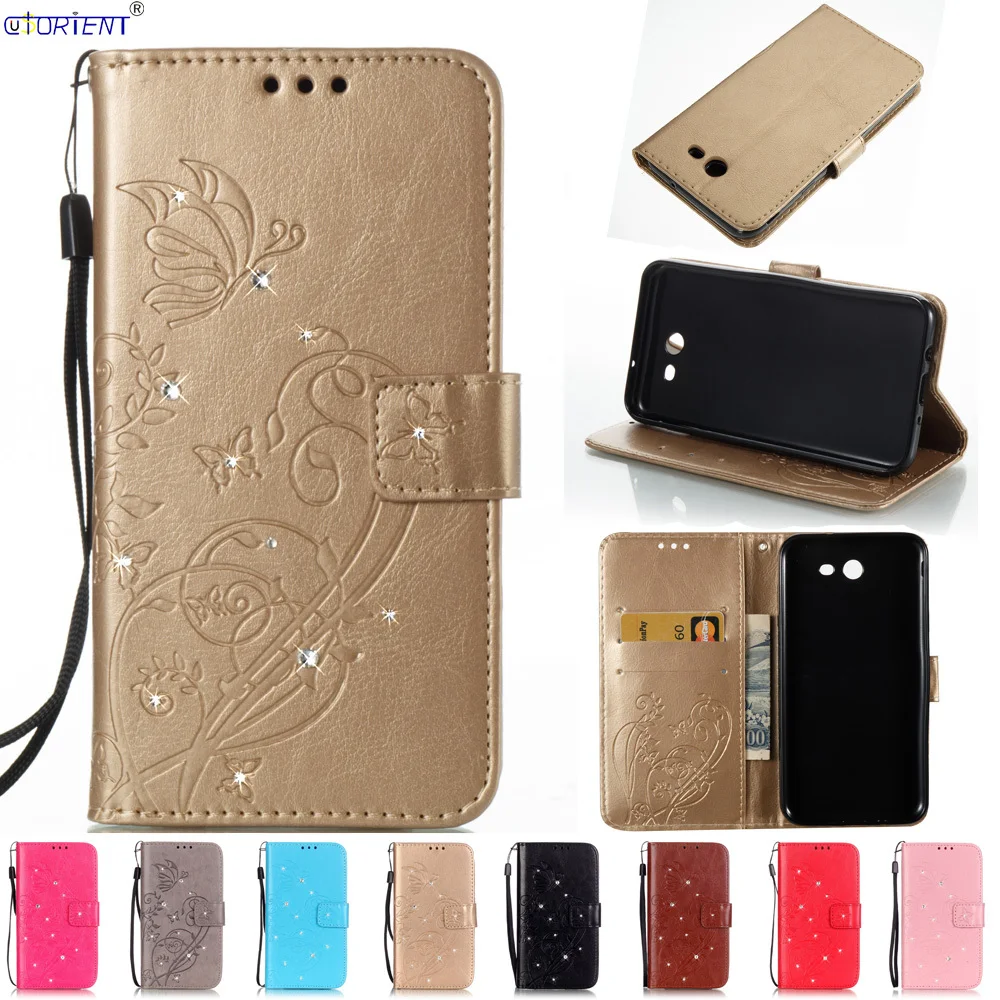 

Flip Case For Samsung Galaxy Halo J7 Perx Shiny Diamond Wallet Cover Galaxy Wide 2 Wide2 J727 SM-J727T1 SM-J727V Leather Cases