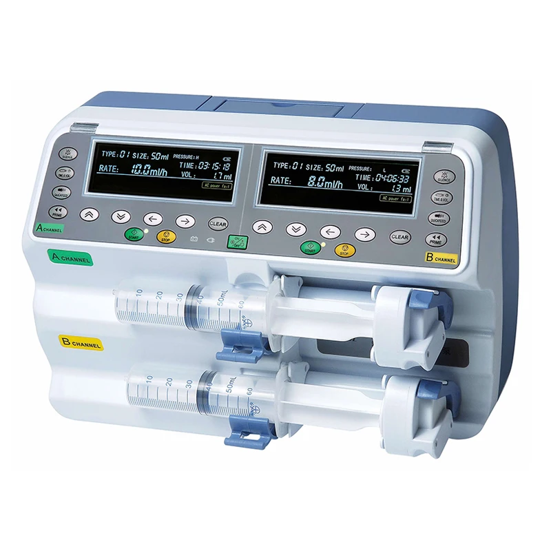 

Double Channel Syringe Pump SP2000 Dual Channel Micro Intravenous Pump, Laboratory Medical Injection Pump