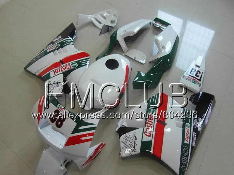 Комплект для Honda NSR 250 R MC18 PGM2 СМП 250R NS250 NSR250R 88 89 93HM. 0 NSR250 R RR NSR250RR 1988 1989 88 89 обтекатель красный серебристый - Цвет: No. 20