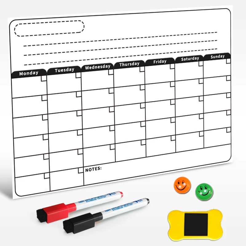 us 11 92 50 off magnetic whiteboard dry erase board magnets fridge refrigerator to do list monthly daily planner 2019 organizer for kitchen in monthly daily planner