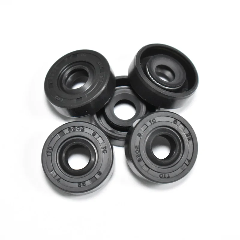 5x blender Repair Parts Black Oil Seal Ring 22mm*8mm*7mm Radial Shaft Seal Ring Wearable Bread maker Sorbet Machine Replacements