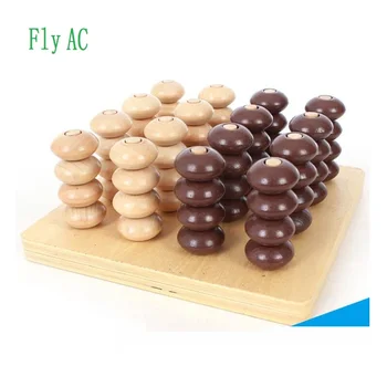 

Fly AC Montessori Educational Wooden Toys For Children Three-dimensional four-game Toy Baby Development Practice and Senses Toys