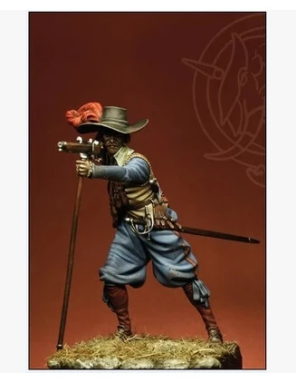 

Resin Kits 1/24 Scale hackbuteer 75mm Resin Model DIY TOYS Free Shipping