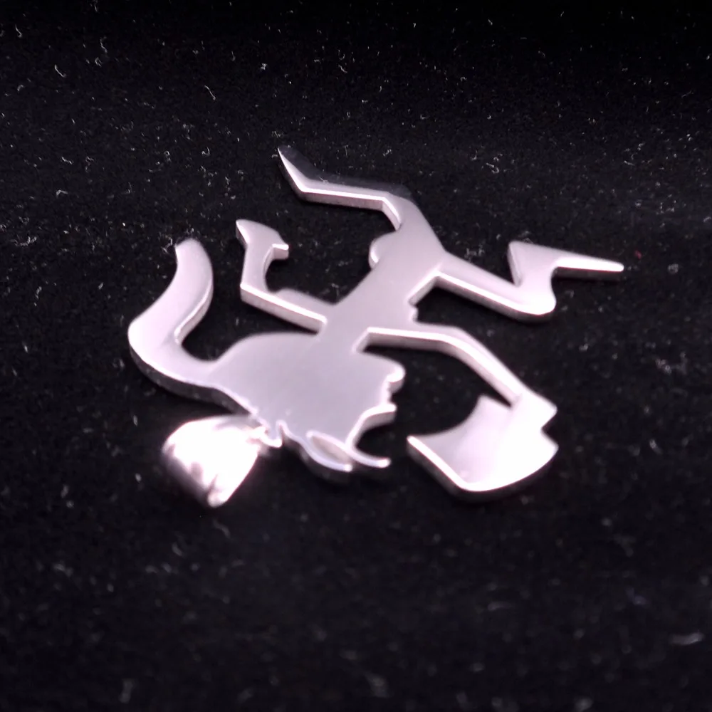 Lot 5pcs in bulk Polished Stainless Steel 1''/ 2'' GAMER hangman Hatchet Girls women charm juggalo juggalette ICP sale price 3