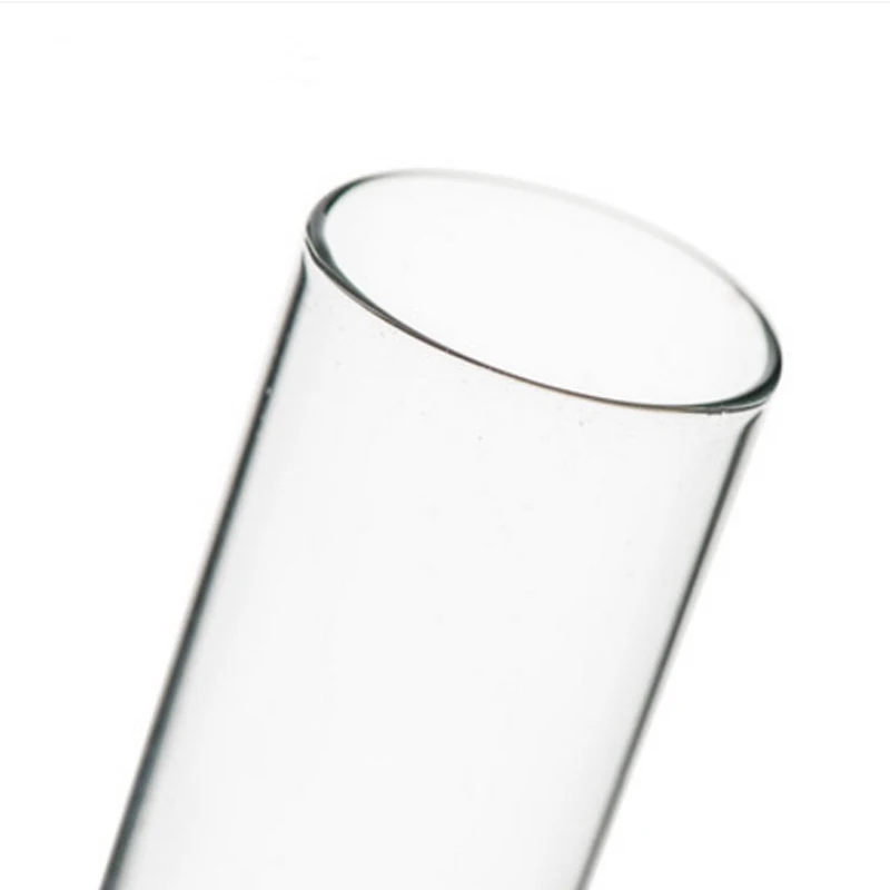 

6pcs Pure Transparent Round Bottom Glass Test Tube 1.8cm*18cm No plug Lab Supplies