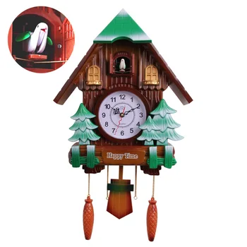 

Cuckoo Wall Clock European Birds Out of the Window Time Swing Wall Clock Living Room Modern Creative decor alarm clock mx6061120
