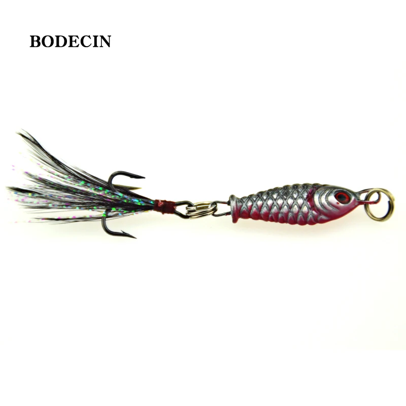 Wobbler Lead Fishing Lures Jigs Peche Spinner Bait Iscas Artificial Baits 4.3g Jig Head Sea Winter Bass Walleye Tackle For (4)