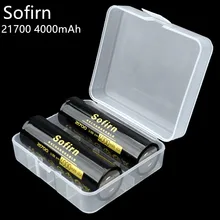 Sofirn 21700 4000mah перезаряжаемая литиевая батарея 40A 3,7 V 10C разрядные батареи высокой мощности