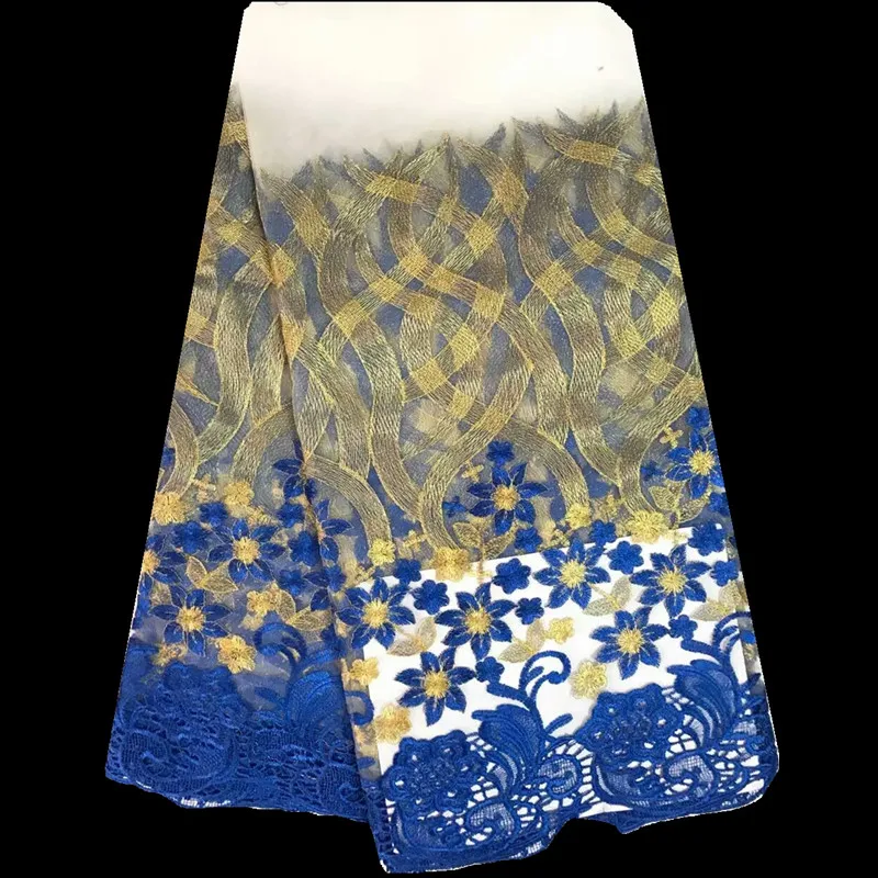 Быстрая Доставка 2017 Африканский Шнурок Вышивки Кружева платья Для Женщин