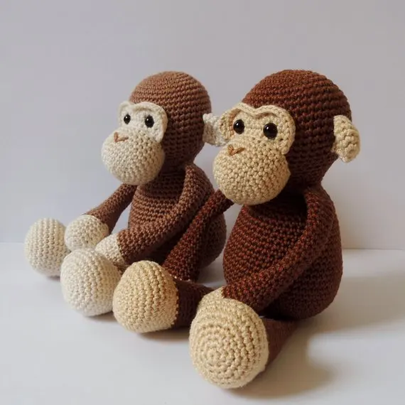 

crochet toys amigurumi child monkey