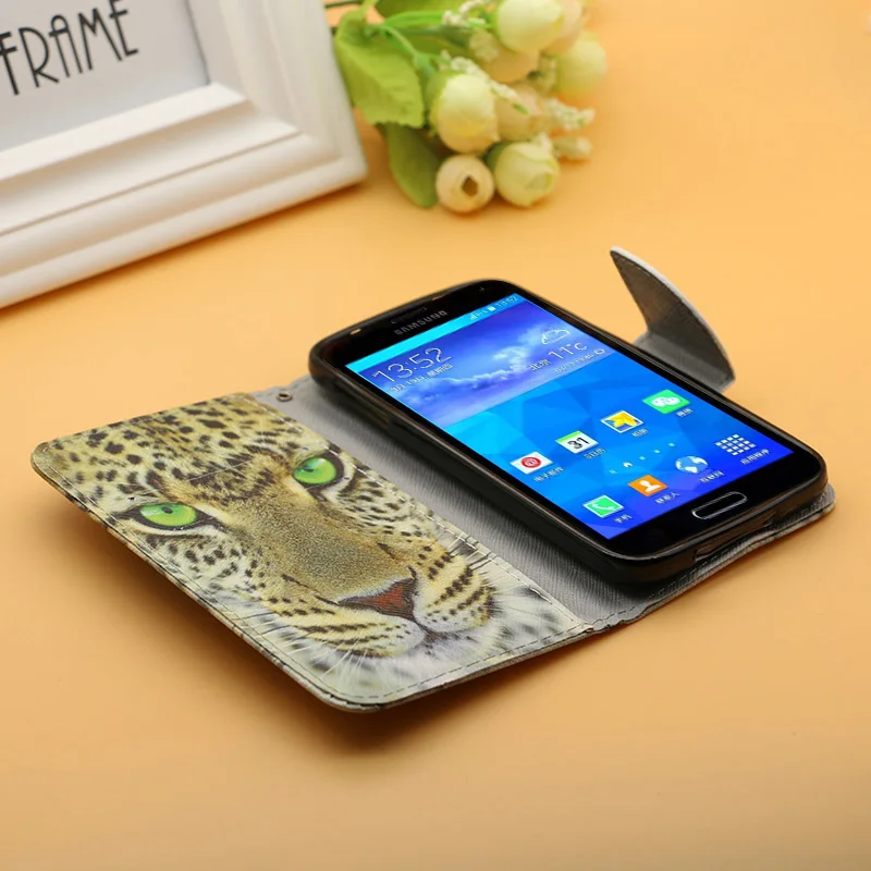 Роскошный кожаный чехол книжка с подставкой для Samsung Galaxy S3 S4 S5 S6 S7 edge / S8 S9 Plus A3 A5 J3