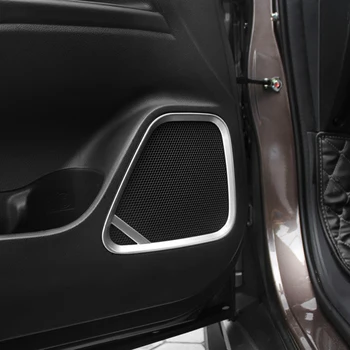 

For 2016 2017 2018 Mitsubishi Outlander ABS Door Stereo Speaker Box Plated Audio Ring Cover Sound Frame Car Styling Accessories