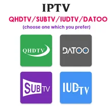 IPTV France Italy Greek Arabic IPTV for Android TV Box QHDTV SUBTV IUDTV DATOO 1 Year IPTV Code Italian French IP TV Portugal