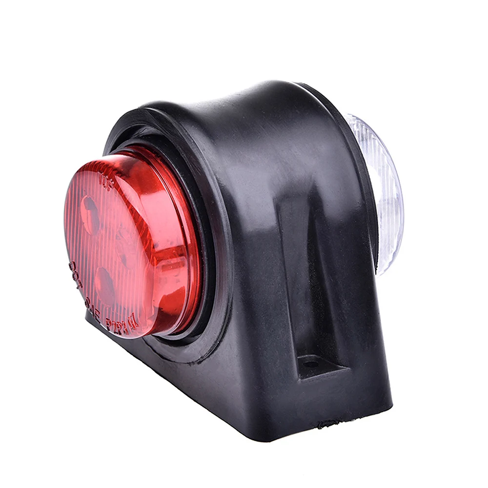 

2PCS 10~30V 8 LEDs Red White Double Side Marker Lights LED Side Marker Warning Lamp for Trailer Car Truck Vhicles Tail Led Light