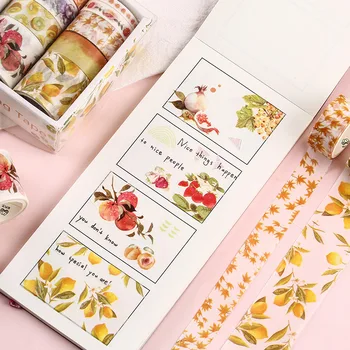 

10pcs/set Kawaii Scrapbooking Set Washi Tape Animal Flower Paper Masking Tape Japanese DIY Adhesive Washitape Sticker Stationary
