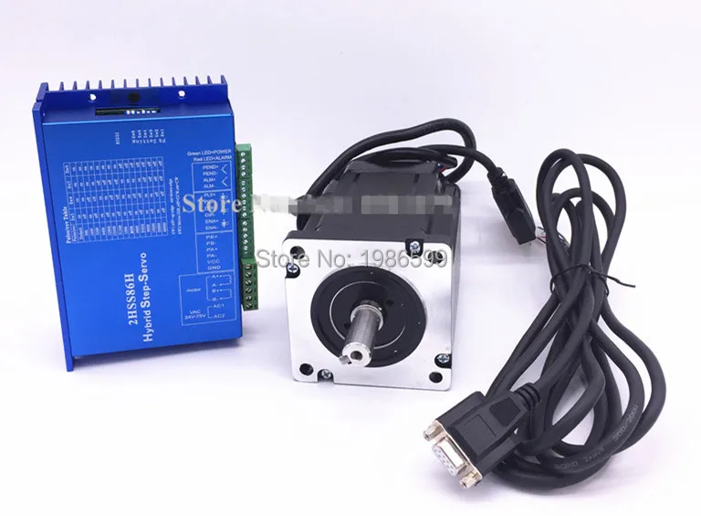

Free Shipping 86J18118EC-1000+2HSS86H Closed loop stepping system 8.5N.m Nema 34 Hybird closed loop 2-phase stepper motor