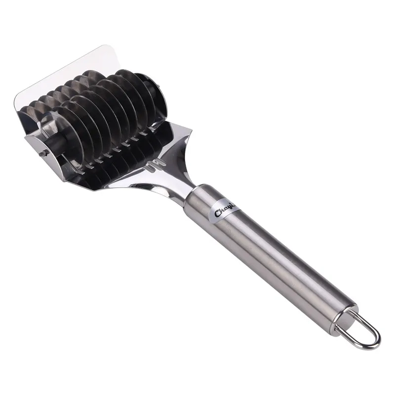 

Stainless Steel Noodle Rolling Cutter Spice Chopper Onion Knife Muitifunction Mincer Pasta Wheel Cutter Sharp Blade