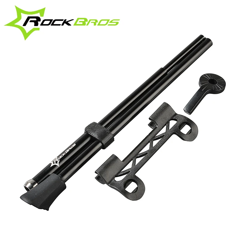 ROCKBROS 2" /29" MTB горный велосипед kickstand Quick Release углеродное волокно/Нержавеющая сталь Сторона Велоспорт Kick Stand для велосипеда