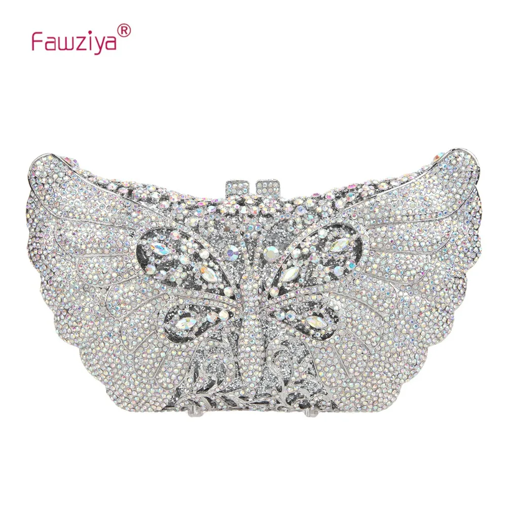 

Fawziya Butterfly Rhinestone Evening Bags And Clutches For Women