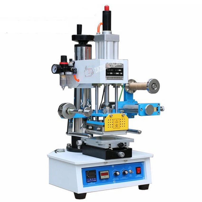 1set Pneumatic hot stamping machine Leather embossing LOGO Branding