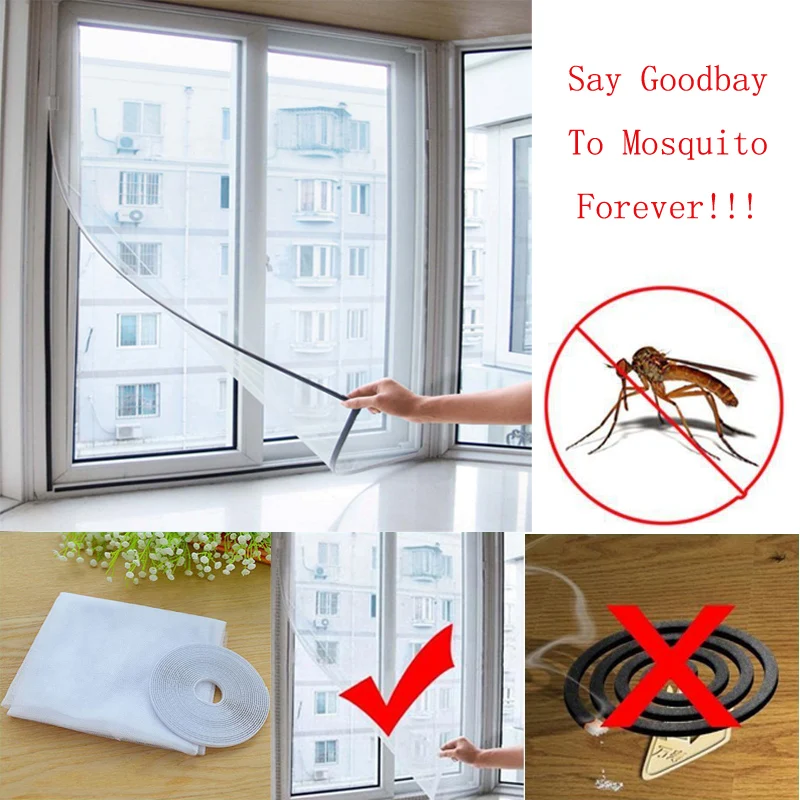 1 шт. безопасная белая сетка для здоровья большая экранная оконная сетка для насекомых мухи комары экран от жуков защита дверей сетка