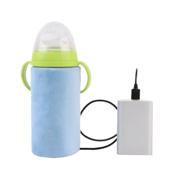 

1Pc Portable USB Baby Bottle Warmer Insulation Thermostat Food Heater Infant Feeding Bottle Heated Cover Warmers Baby Supplies