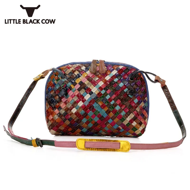 

Beach Womens Handbags New 2019 Straw Bag Ladies Genuine Leather Handbag Patchwork Woman Bags Wallets And Bags For Women Summer