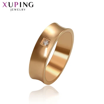 

Xuping Fashion Jewelry Luxury Unique Design High Quality for Women Gold Color Plated Rings Valentine's Gifts 15976